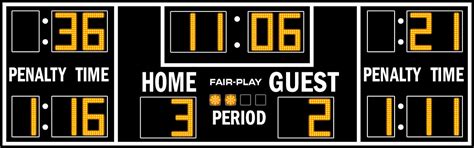 Hk 8216 2 Outdoor Hockey Scoreboard Fair Play Scoreboards