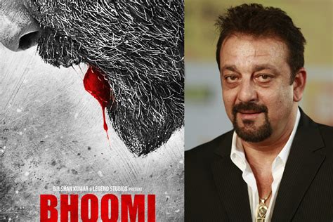 Bhoomi Teaser Poster Out Sanjay Dutt Impresses With His Blood Drenched