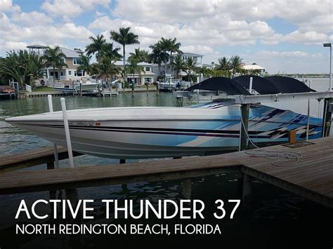 2001 Active Thunder 37 High Performance Boat For Sale In Madeira Beach Fl
