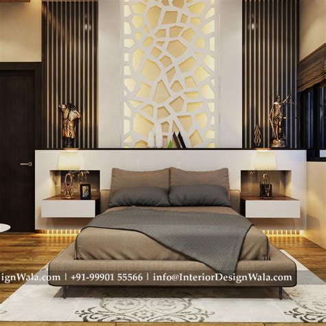 Modern Master Bedroom Interior Design And Back Paneling 21 July 2021