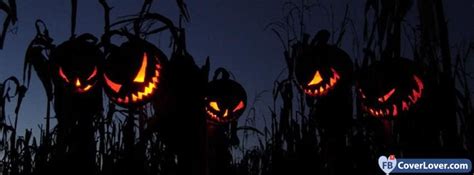 Halloween Scary Pumpkins Heads Holidays And Celebrations Facebook Cover