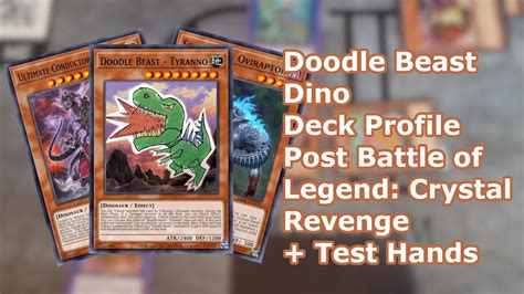 Doodle Beast Dinosaur Deck Profile Yu Gi Oh Post Battle Of Legend