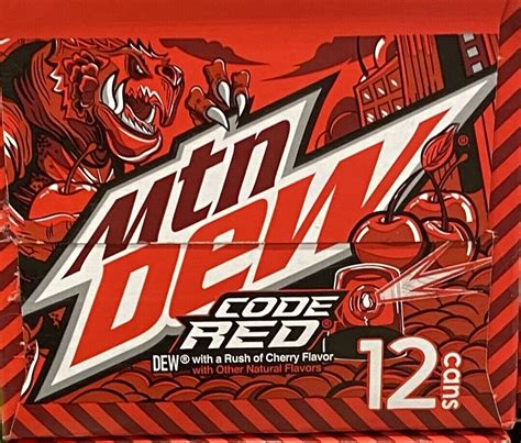 Mountain Dew Code Red Soda Pack Mtn Dew EBay