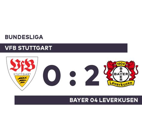 Bayer 04 leverkusen fußball gmbh, also known as bayer 04 leverkusen ˌbaɪ̯ɐ ˈleːvɐˌkuːzn̩, bayer leverkusen, or simply leverkusen. VfB Stuttgart - Bayer 04 Leverkusen: Leverkusen trumpft bei Stuttgart auf - Bundesliga - WELT