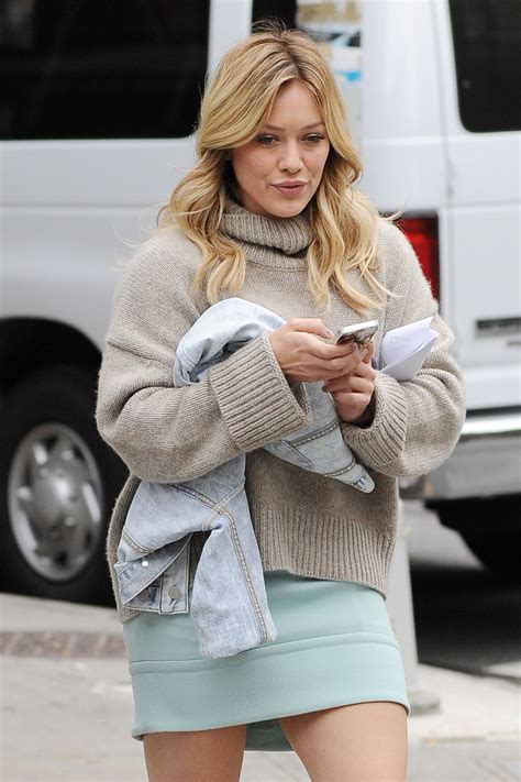 Hilary Duff On The Set Of Younger In Brooklyn Hawtcelebs