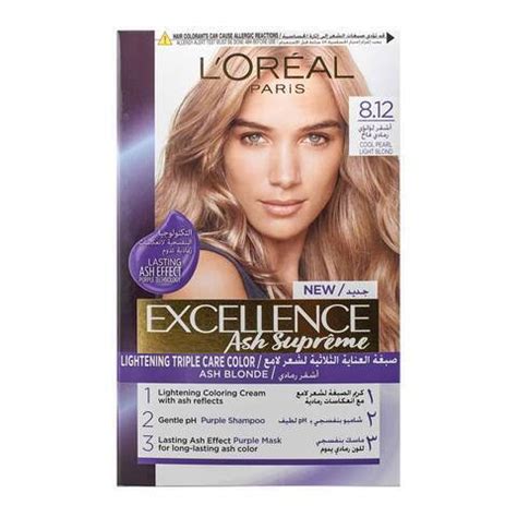 Buy L Oreal Paris Excellence Ash Supreme Permanent Hair Colour 8 12