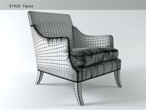Bernie Lounge Chair 3d Model 22 Max C4d Fbx 3ds Unknown 3dm