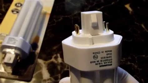 How To Changereplace Cfl Light Bulb Youtube