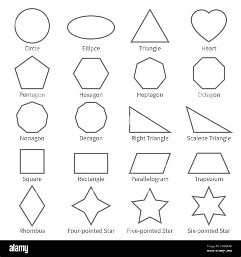 16 Basic Shapes Geometry Albumdiki