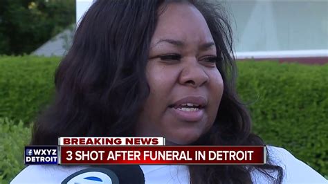 Three People Shot After A Funeral On Detroits West Side Youtube