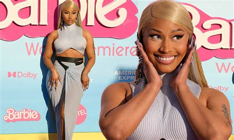 Nicki Minaj Showcases Her Curves At Barbie Premiere In La