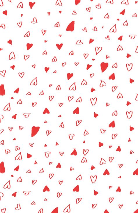 Printable Hand Drawn Valentine S Day Wrapping Paper Say Yes