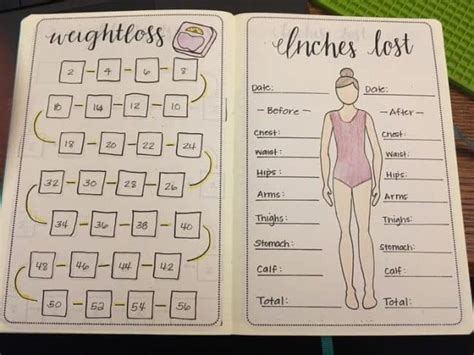 Maybe you would like to learn more about one of these? Bullet Journal Weight Loss Tracker Ideas
