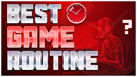 The Best Gaming Schedule Fastest Road To Pro Gamer Youtube