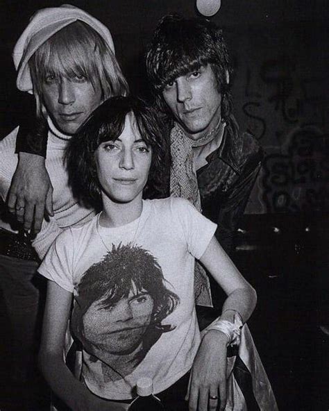 historyofpunk on instagram “patti smith iggy pop and james williamson backstage at the