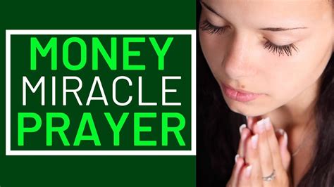 8 powerful prayers for money when you urgently need a financial breakthrough. Money Miracle Prayer - Powerful Prayer For Money - YouTube