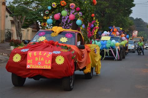 Tradicional Desfile De Carrozas Por La Primavera Nacionales Abc Color