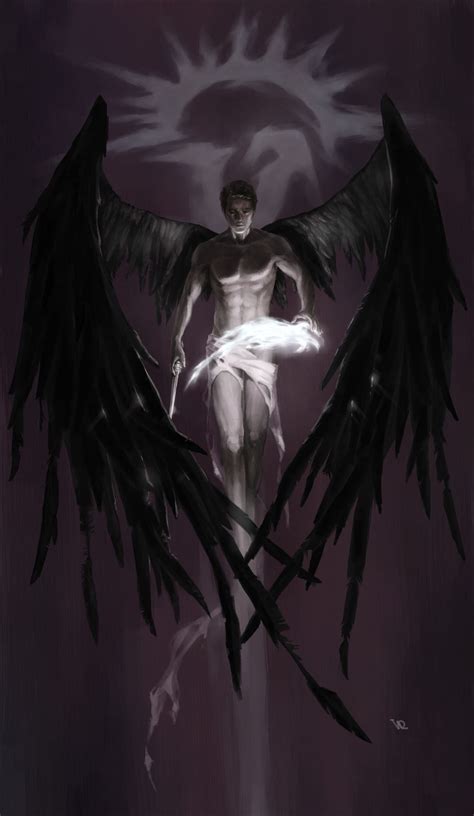 Awesome Fallen Castiel Art Dark Fantasy Art Supernatural Art Art