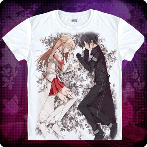 Anime Sword Art Online Kiritoasuna Unisex T Shirt Casual Costume Tee