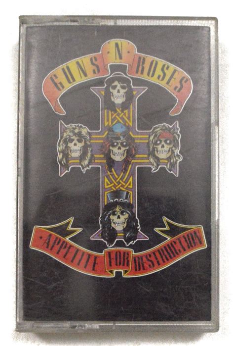 Des news tous les jours, photos inedites, interviews et articles sur le groupe guns n' roses traduits en francais, telechargements audio et video. Vintage 80s Guns N' Roses Appetite for Destruction Album ...