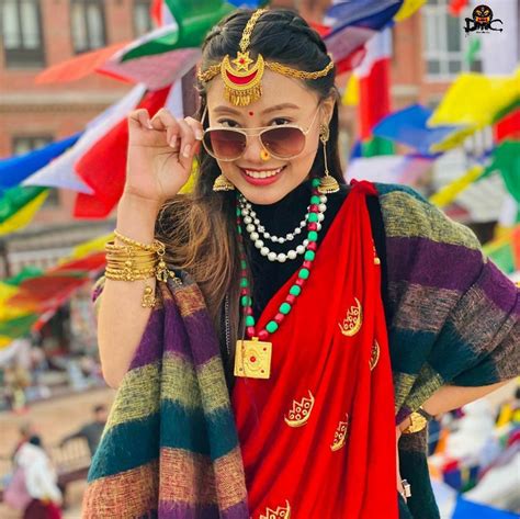 Culture Dress In Nepal🇳🇵 Cartoon Girl Images Girl Cartoon Nepal