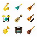 Musical Instrument Icons Instruments Band Vector Brass