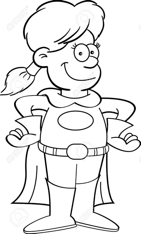 Superhero Clipart Black And White Free Download On Clipartmag