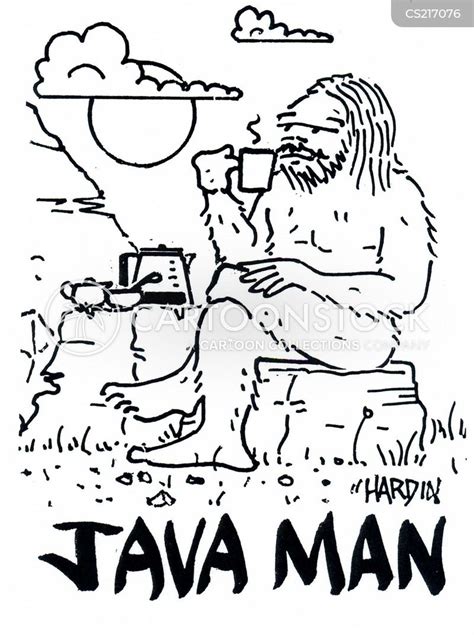 Java Man Cartoons And Comics Funny Pictures From Cartoonstock
