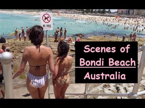 Scenes Of Bondi Beach Sydney Australia W Gopro Camera Youtube