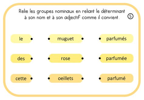 Ateliers Autonomes Orthographe Laccord Dans Le Groupe Nominal