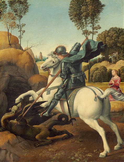 Ancient south american tribes viewed the jaguar much like the chinese viewed the dragon. Saint Georges et le Dragon (Raphaël, National Gallery of ...