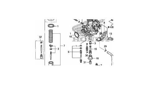 Motorcycle Carburetor Diagram Crf150f