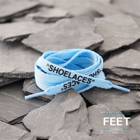 University Blue Off White Shoelaces To Renew Your Favorite Nike Shoes