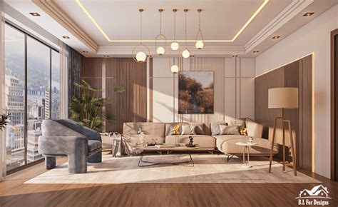 Modern Living Room Interior Design Behance