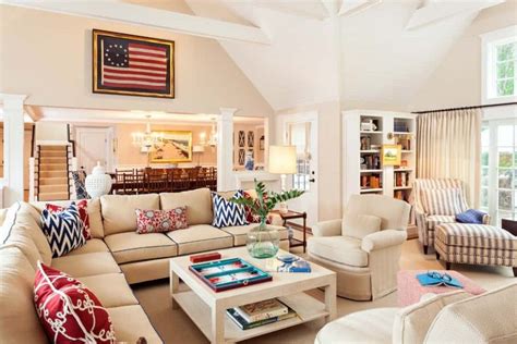 12 Graceful Americana Living Room Decor In 2021 Americana Home Decor
