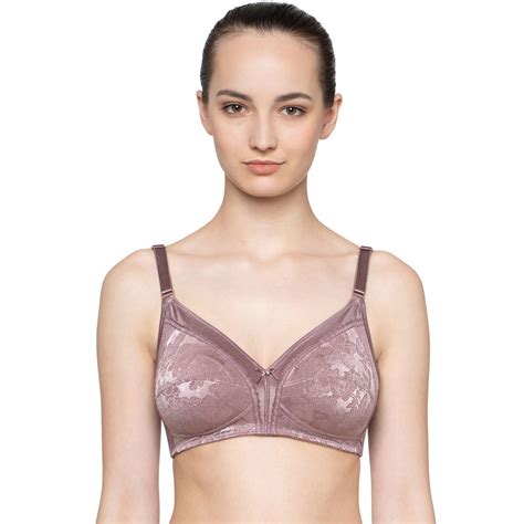 triumph jolly fit deluxe wireless non padded comfort full coverage big cup bra red buy