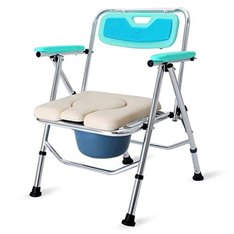 Find the best portable toilet for elderly patients + understand the different features of potty chairs, commodes & medical toilet chairs. MXXYY Folding Commode Comfort Chair with Padded Toilet ...