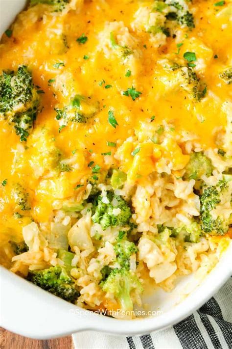 Broccoli Rice Casserole From Scratch Grandmas Simple Recipes