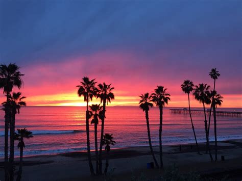 Incredible January Sunset In Southern California Pics