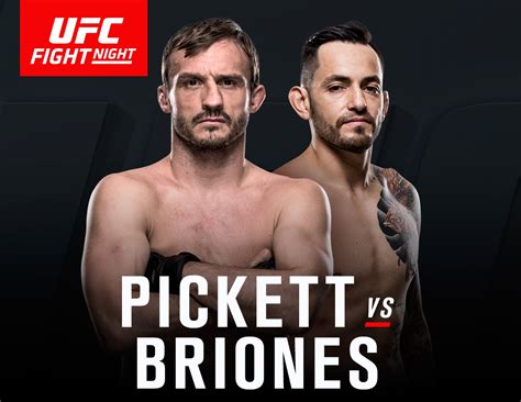 Briones Peleará En Londres Contra Pickett Ufc