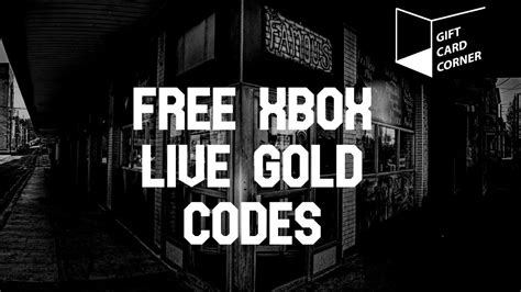 Free Xbox Live Gold Codes 🎁 How To Get Free Xbox Live Gold 🎁 Xbox T