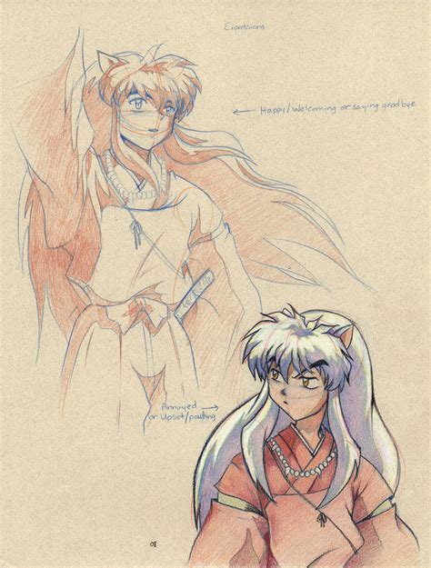 Inuyasha Technical Sketches 2008 By La Nora On Deviantart