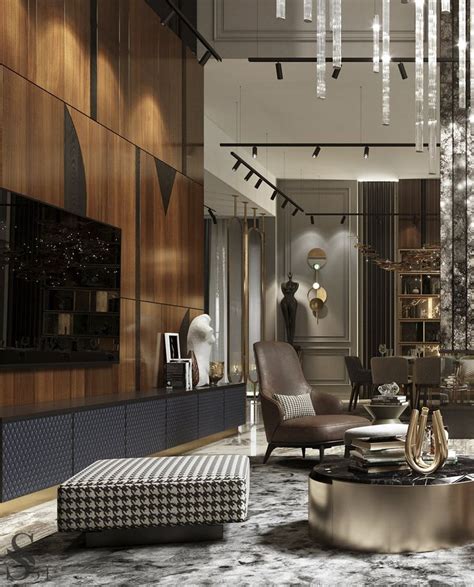 Лучшие интерьеры Studia 54 портфолио Luxury Living Room Interior