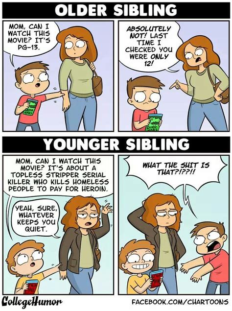 Pin By Kat Farr On Ha Siblings Funny Sibling Memes Growing Up With