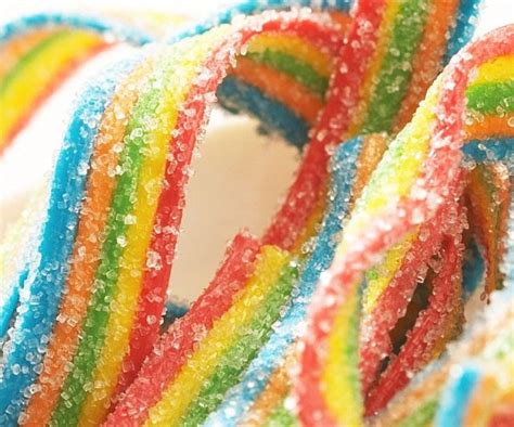 Rainbow Candy Bacon Strips Rainbow Candy Candy Chewy Candy