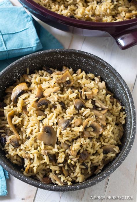 Mushroom Rice Pilaf A Spicy Perspective