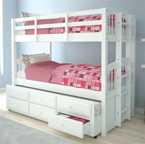 Micah Bunk Bed 39995 In White By Acme Wtrundle