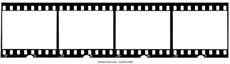 Long 35mm Film Strip Frames On Stock Photo Edit Now 1263127600