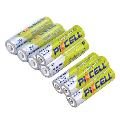 Buy 8 Pcs Aa Batteries Ni Mh 2600mah 12v Aa
