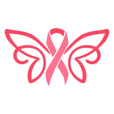Awareness Ribbon With Wings Svg